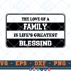 M027 THE LOVE OF A FAMILY 3 2 Thum Love Family SVG Free Blessing SVG Family Love Free SVG Family Time SVG Home Signs SVG