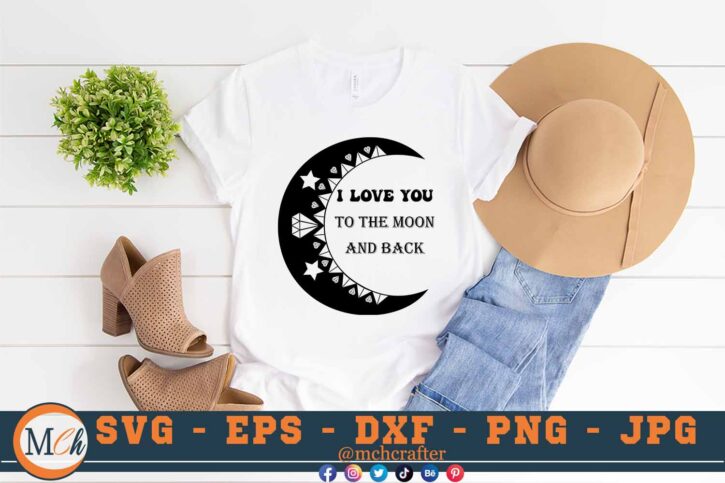 M029 Ilove u to the moon 3 2 Mcp White I Love you to the moon and back free SVG Love quotes SVG Couple Goals SVG Free