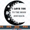 M029 Ilove u to the moon 3 2 Thum I Love you to the moon and back free SVG Love quotes SVG Couple Goals SVG Free