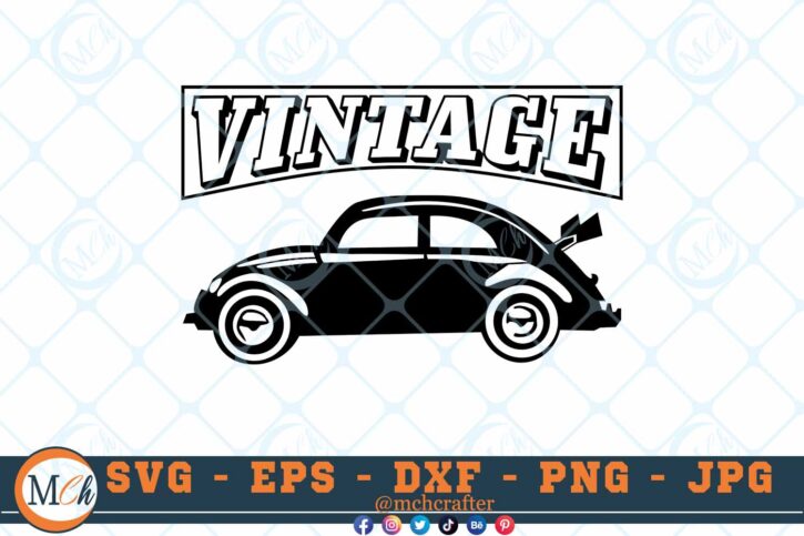 M046 Vintage car 3 2 Thum Vintage Cars SVG Classic Car SVG Vintage SVG Classic SVG Cars SVG