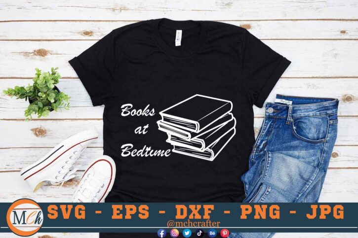 M059 Books at bedtime 3 2 Mcp Black Books at Bedtime SVG Read Books SVG Books Love SVG Books Designs SVG Cutting file