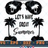 M077 Lets have great summer 3 2 Thum Summer Sayings SVG Let's Have Great Summer SVG Summer Vibes SVG Summer Quotes SVG