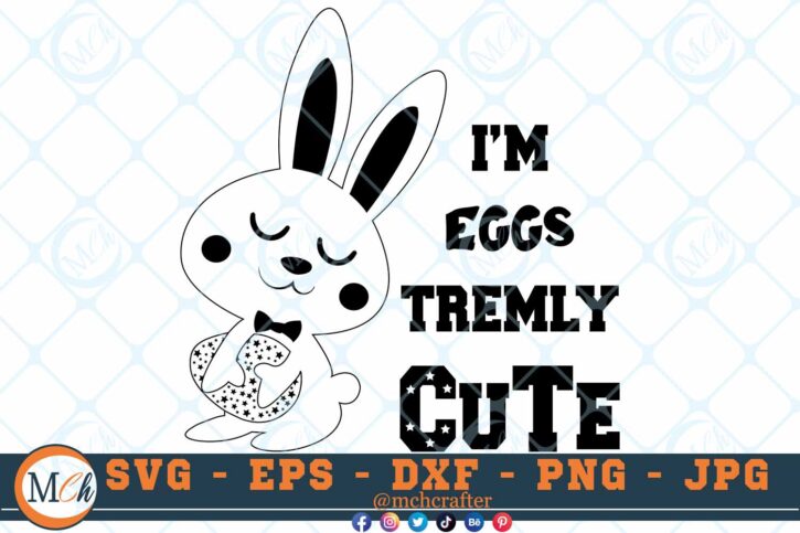 M078 EggsTremly 3 2 Thum Easter Quotes Bundle SVG Easter Bunny SVG Easter Eggs SVG Happy Easter SVG Bundle