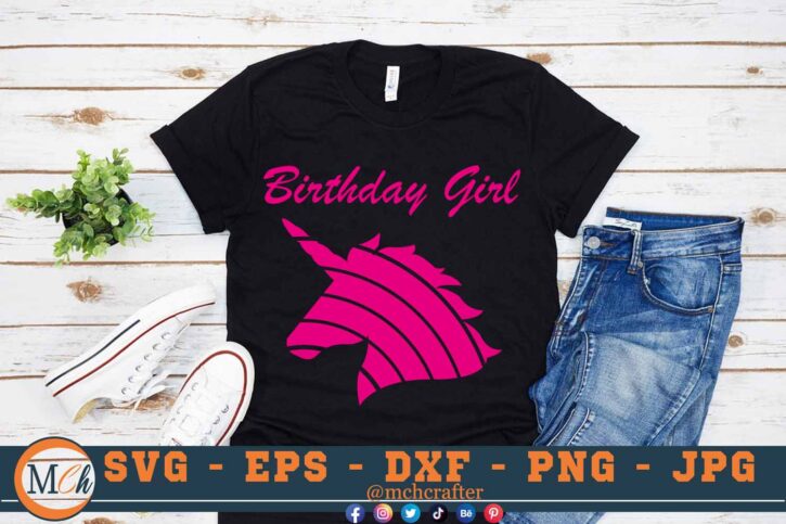 M101 Birthday Girl 3 2 Mcp Black Birthday Unicorn Boy SVG Birthday Unicorn Girl SVG Happy Birthday SVG Unicorns SVG
