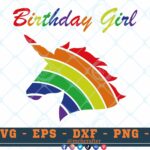 M102 Birthday Rnb 3 2 Thum Birthday Unicorn Girl SVG Birthday Girl SVG Unicorns SVG Birthday Shirts SVG Cutting file For Cricut 