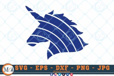 M107 U BLUE 3 2 Thum Unicorns SVG Bundle , Unicorn Face Bundle SVG Rainbow and Unicorn SVG Cutting file for cricut
