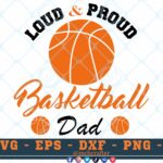 M111 Loud DAD Clr 3 2 Thum Loud and Proud Basketball Dad SVG Basketball SVG Dad Life SVG Cheer Dad SVG Sports SVG