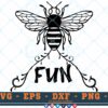 M132 BEE FUN 3 2 Thum Bee SVG Bee Fun SVG Bee Designs SVG Bees SVG Insects SVG Cut File For Cricut
