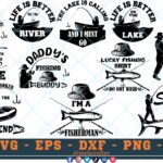 Fishing Bundle Fishing SVG Bundle Fishing Quotes Bundle SVG Fisherman SVG Bundle Cut files for Cricut