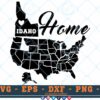 M165 IDAHO 3 2 Thum Idaho State SVG Home State SVG Us States SVG Idaho Home State SVG Cut File For Cricut