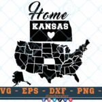 M170 KANSAS 3 2 Thum Kansas State SVG Home State SVG Us States SVG Kansas Home State SVG Cut File For Cricut