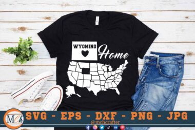 M172 WYOMING 3 2 Mcp Black Wyoming State SVG Home State SVG Us States SVG Wyoming Home State SVG Cut File For Cricut
