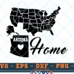 M178 ARIZONA 3 2 Thum Arizona State SVG Home State SVG Us States SVG Arizona Home State SVG Cut File For Cricut