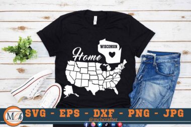 M182 WISCONSIN 3 2 Mcp Black Wisconsin State SVG Home State SVG Us States SVG Wisconsin Home State SVG Cut File For Cricut