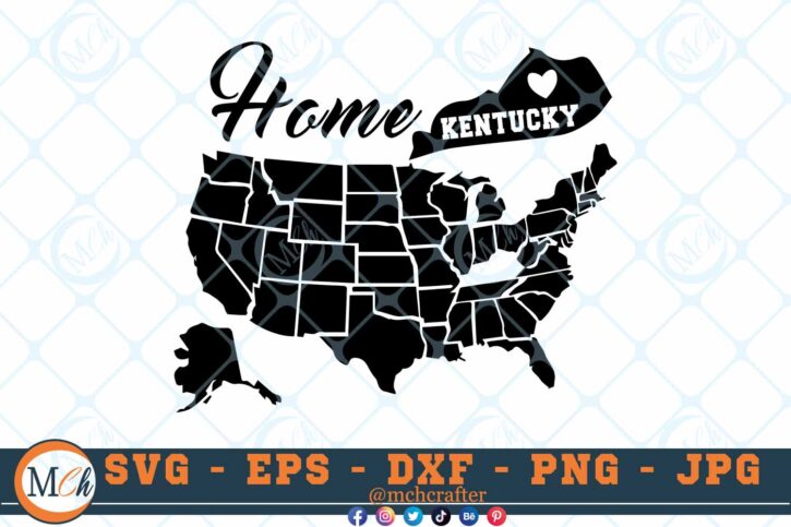 M190 KENTUCKY 3 2 Thum Kentucky State SVG Home State SVG Us States SVG Kentucky Home State SVG Cut File For Cricut