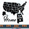 M196 ALABAMA 3 2 Thum Alabama State SVG Home State SVG Us States SVG Alabama Home State SVG Cut File For Cricut