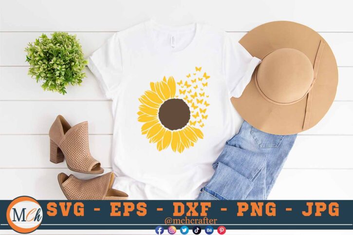 M210 Sunflower and buttrf cl 3 2 Mcp White Sunflower Bundle SVG Sunflower quotes SVG Bundle Sunflowers SVG Cut files for Cricut