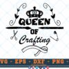 M227 QUEEN OF C 3 2 Thum Queen of Crafting SVG Craft SVG Crafting Quotes SVG Craft Sayings SVG Crafting SVG