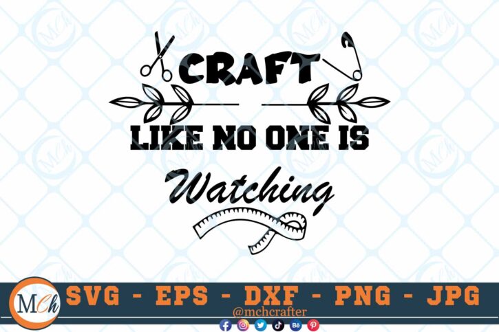 M228 Craft like no one 3 2 Thum Craft SVG Craft Like no One is Watching SVG Crafting Quotes SVG Craft Sayings SVG Crafting SVG
