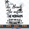 M250 THE BEACH THE WAVES 3 2 Thum Summer SVG The Mermaids are Calling Me SVG Summer Vibes SVG Summer Quotes SVG Summer 2k21 SVG