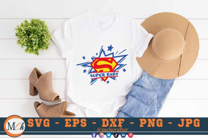 M255 SUPER BABY 3 2 Mcp White Baby SVG Super Baby SVG Family Goals SVG Superheroes SVG Baby Power SVG Baby Life SVG