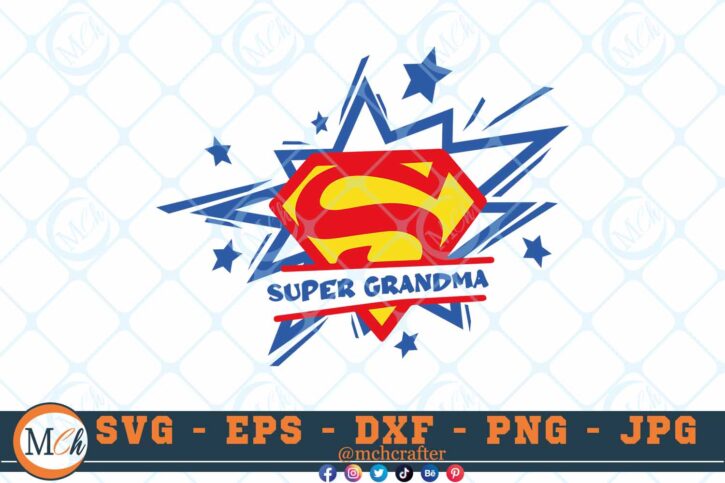 M260 SUPER GRANDMA 3 2 Thum Grandma SVG Super Grandma SVG Family Goals SVG Superheroes SVG Grandma Power SVG Grandma Life SVG