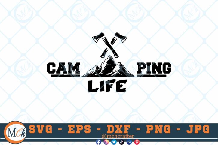 M277 LIFE 3 2 Thum Camping SVG Camping Life SVG Outdoor SVG Adventure SVG Mountains SVG