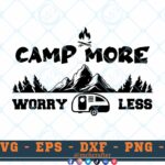 M278 CAMP MORE 3 2 Thum Camping SVG Camp More Worry Less SVG Outdoor SVG Adventure SVG Mountains SVG