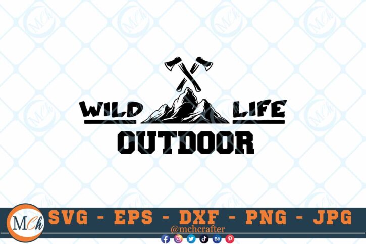 M279 WILD LIFE 3 2 Thum Outdoor SVG Wild Life Outdoor SVG Camping SVG Adventure SVG Mountains SVG