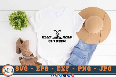 M280 STAY WILD 3 2 Mcp White Outdoor SVG Stay Wild SVG Camping SVG Adventure SVG Mountains SVG Stay Wild Outdoor SVG