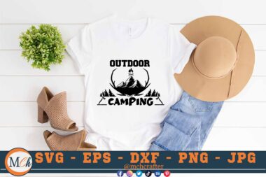 M283 OUT 3 2 Mcp White Camping Bundle SVG Outdoor Bundle SVG Adventure SVG Mountains SVG Outdoor SVG