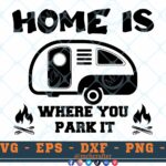M285 HOME 3 2 Thum Camping SVG Home is Where you Park it SVG Adventure SVG Mountains SVG Outdoor SVG Camping Car SVG