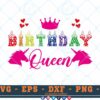 M299 BIRTHDAY QUEEN 3 2 Thum Birthday Queen SVG Unicorn SVG Rainbow Birthday SVG Birthday candles SVG
