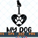 M320 I LOVE MY DOG 3 2 Thum Dogs SVG I Love my Dog SVG Paw Print SVG Dog SVG Dog Mom SVG