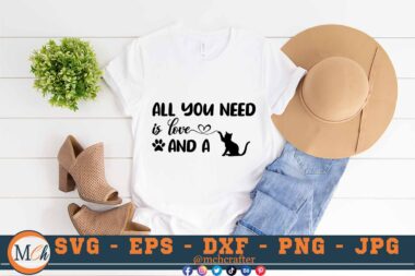 M327 ALL YOU NEED 3 2 Mcp White Cat Bundle SVG Cats Bundle SVG Paw Print SVG Cats SVG Cats Signs SVG Bundle