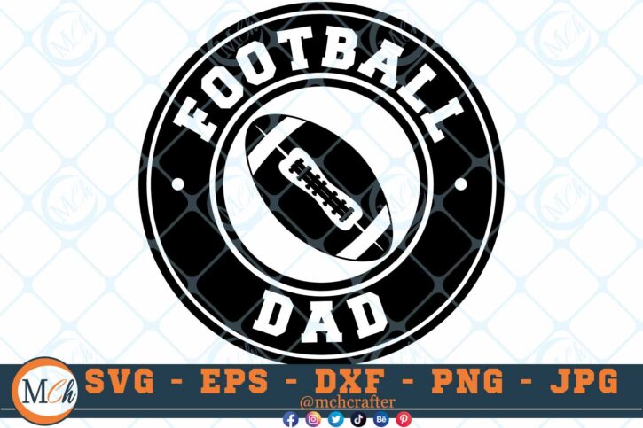 M337 FOOT DAD B 3 2 Thum Football SVG Football Dad SVG Football Quotes SVG Cheer Family SVG Cheer Dad SVG