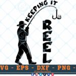 M371 REEL 3 2 Thum Fishing Quote SVG Keeping it Reel SVG Fishing SVG Funny Fishing SVG Cut file for Cricut