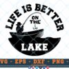 M375 LAKE 3 2 Thum Fishing Quotes SVG Life is better on the lake SVG Fishing SVG Fishing Sayings SVG Cut file for Cricut