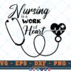 M396 NURSING 3 2 Thum Nurse SVG Nursing is a Work of Heart SVG Nursing Sayings SVG Nurse Quotes SVG