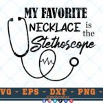 M398 NECKLACE 3 2 Thum Nurse SVG My Favorite Necklace is the Stethoscope SVG Nursing Sayings SVG Nurse Quotes SVG