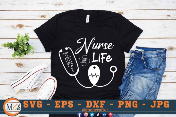 M400 NURSE LIFE 3 2 Mcp Black Nurse SVG Nurse Life SVG Nursing Sayings SVG Nurse Quotes SVG