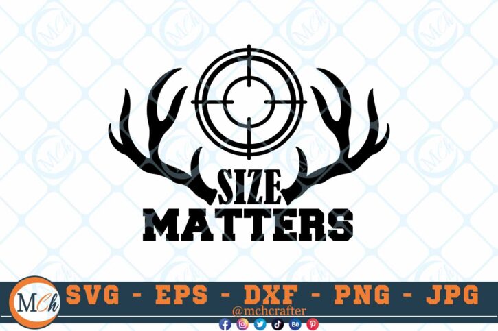 M411 SIZE MATTERS 3 2 Thum Hunting SVG Size Matters SVG Hunting Quotes SVG Hunting Sayings SVG Adventure SVG
