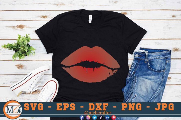M427 LIP 3 2 Mcp Black Red Lips Print SVG Lipstick Print SVG Lips Print SVG Sexy Lips Print SVG lipstick kiss svg