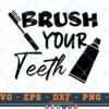 M433 TEETH 3 2 Thum Bathroom Signs SVG Brush Your Teeth SVG Bathroom SVG Funny Bathroom Sayings SVG