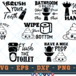 M443 BATHROOM Bathroom Bundle SVG Bathroom Signs SVG Bundle Bathroom SVG Bundle
