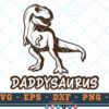 M521 DADDYRUS 3 2 Thum Daddysaurus SVG Dinosaur SVG Dino SVG Dinosaurs SVG Jurassic Park SVG Cut Files for Cricut