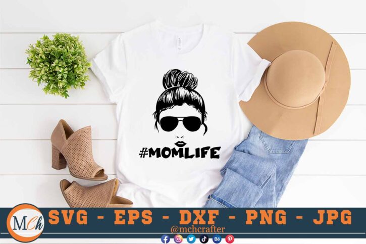 PNG B 01 02 3 2 Mcp White Momlife Bundle SVG Mom Life SVG Bundle For Mothers SVG #MomLife Messy Bun SVG