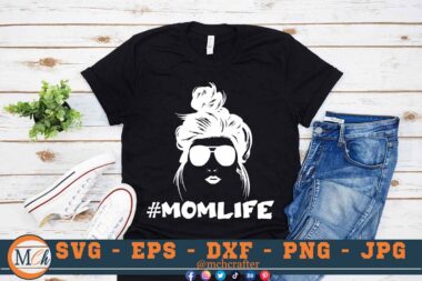 PNG B 01 09 3 2 Mcp Black Momlife Bundle SVG Mom Life SVG Bundle For Mothers SVG #MomLife Messy Bun SVG