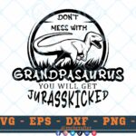 M542 GRANDPA 3 2 Thum Don't Mess with Grandpasaurus SVG Dinosaur SVG Jurassic Park SVG Cut File for cricut