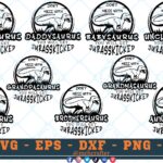 M545 FAMILYSAURUS BUNDLE Don't Mess with Family SVG Dinosaur SVG Bundle Jurassic Park SVG Cut File for cricut